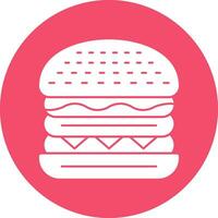 Cheeseburger Vektor Symbol Design