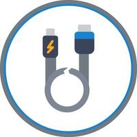 USB-Kabel Vektor Icon Design