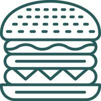 Cheeseburger Vektor Symbol Design