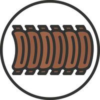 Grill Rippen Vektor Symbol Design