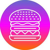 Cheeseburger Vektor Symbol Design