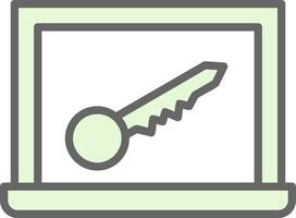 Schlüsselvektor-Icon-Design vektor
