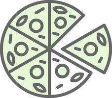 Spinat Quiche Vektor Symbol Design