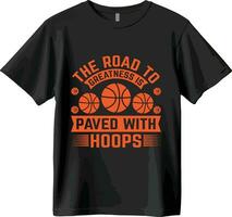 basketboll t-shirt och vektor design