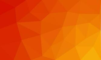 gul, orange abstrakt geometrisk skrynklig triangel- låg polygon stil design. modern vektor illustration bakgrund mall.