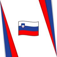 slovenien flagga abstrakt bakgrund design mall. slovenien oberoende dag baner social media posta. slovenien baner vektor