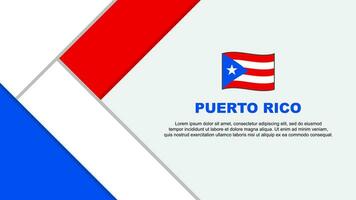 puerto rico flagga abstrakt bakgrund design mall. puerto rico oberoende dag baner tecknad serie vektor illustration. puerto rico illustration