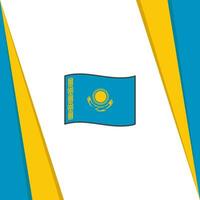 kazakhstan flagga abstrakt bakgrund design mall. kazakhstan oberoende dag baner social media posta. kazakhstan oberoende dag vektor