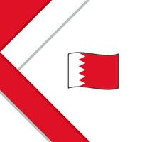 Bahrain Flagge abstrakt Hintergrund Design Vorlage. Bahrain Unabhängigkeit Tag Banner Sozial Medien Post. Bahrain Hintergrund vektor