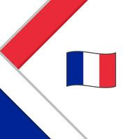 Frankreich Flagge abstrakt Hintergrund Design Vorlage. Frankreich Unabhängigkeit Tag Banner Sozial Medien Post. Frankreich Hintergrund vektor