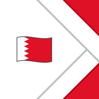 Bahrain Flagge abstrakt Hintergrund Design Vorlage. Bahrain Unabhängigkeit Tag Banner Sozial Medien Post. Bahrain Illustration vektor