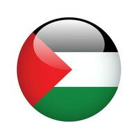 Flagge von Palästina Taste. Design Element zum Webseiten, Anwendungen. Vektor Illustration isoliert auf Weiß Hintergrund