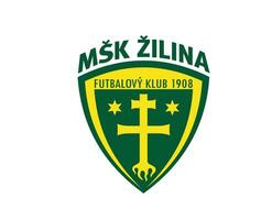 msk silina Verein Logo Symbol Slowakei Liga Fußball abstrakt Design Vektor Illustration