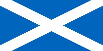 schottische flagge von schottland