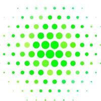 ljusgrön vektorbakgrund med prickar. vektor