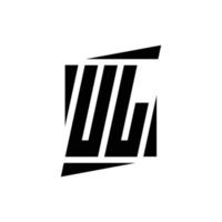 logotyp monogram formgivningsmall vektor