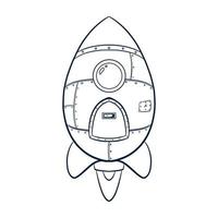 Cartoon-Rakete Abbildung vektor