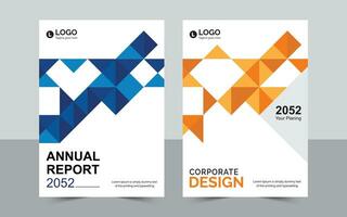 företags- omslag design mall. kan vara anpassa. broschyr, flygblad, årlig Rapportera, häfte. vektor