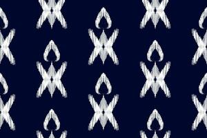 ethnische abstrakte ikat-kunst. nahtloses muster in stammes-, volksstickerei und mexikanischem stil. aztekischer geometrischer kunstornamentdruck.design für teppich, tapete, kleidung, verpackung, stoff, bezug, textil vektor