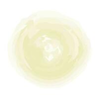 Aquarell Pastell- Bürste Schlaganfall runden Symbol. Aquarell Fleck. dekorativ abstrakt geometrisch Element. vektor