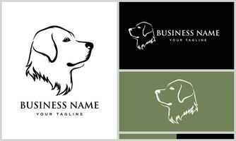 Vektor Labrador Retriever Logo Vorlage