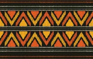 etnisk abstrakt ikat konst. aztec prydnad skriva ut. geometrisk etnisk mönster sömlös Färg orientalisk. design för bakgrund ,ridå, matta, tapet, Kläder, omslag, batik, vektor illustration.