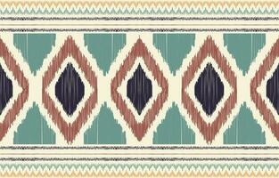 ethnisch abstrakt Ikat Kunst. aztekisch Ornament drucken. geometrisch ethnisch Muster nahtlos Farbe orientalisch. Design zum Hintergrund ,Vorhang, Teppich, Hintergrund, Kleidung, Verpackung, Batik, Vektor Illustration.