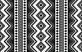 aztekisch nahtlos Muster. Teppich Textil- drucken Textur Stammes- Design, geometrisch Symbole zum Logo, Karten, Stoff dekorativ funktioniert. traditionell drucken Vektor Illustration. auf schwarz und Weiß Hintergrund.