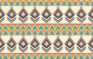 ethnisch abstrakt Ikat Kunst. aztekisch Ornament drucken. geometrisch ethnisch Muster nahtlos Farbe orientalisch. Design zum Hintergrund ,Vorhang, Teppich, Hintergrund, Kleidung, Verpackung, Batik, Vektor Illustration.