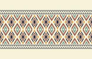 ethnisch abstrakt Ikat Kunst. aztekisch Ornament drucken. geometrisch ethnisch Muster nahtlos Farbe orientalisch. Design zum Hintergrund ,Vorhang, Teppich, Hintergrund, Kleidung, Verpackung, Batik, Vektor Illustration.