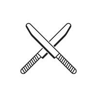 kniv ikon vektor