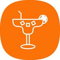 Margarita Cocktail Vektor Symbol Design