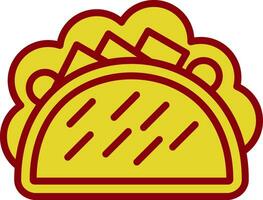 Rindfleisch Tacos Vektor Symbol Design