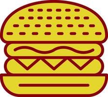 klassisch Burger Vektor Symbol Design