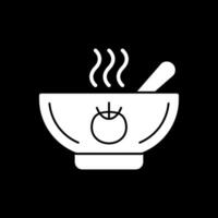 Tomate Suppe Vektor Symbol Design