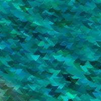 hellblauer, grüner Vektorhintergrund mit Dreiecken, Würfeln. vektor