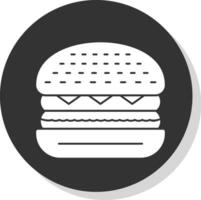 nötkött burger vektor ikon design
