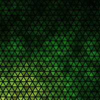 ljusgrön vektormall med kristaller, trianglar. vektor