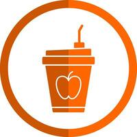 frukt smoothie vektor ikon design