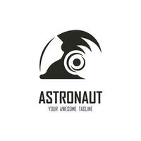 Astronaut Logo Vektor Symbol Illustration Design