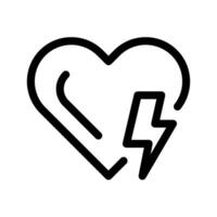 Defibrillator Symbol Vektor Symbol Design Illustration