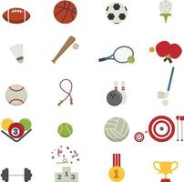 Sportsymbole gesetzt vektor