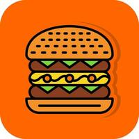 cesar burger vektor ikon design