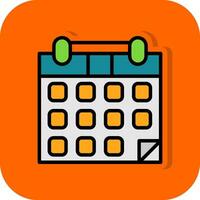 Kalender-Vektor-Icon-Design vektor