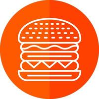 Cheeseburger Vektor Symbol Design