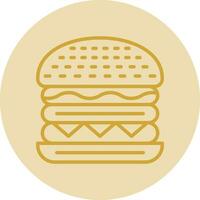 Cheeseburger Vektor Symbol Design