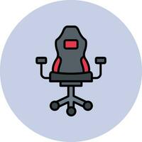 gaming stol vektor ikon