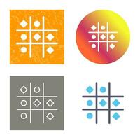 Tic Tac Toe-Vektorsymbol vektor