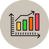 Statistik-Vektorsymbol vektor