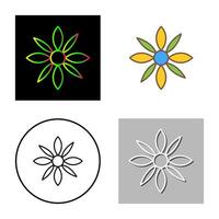 Symbol für Blumenvektor vektor